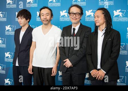 Yusaku Mori, Shinya Tsukamoto, Lily Franky, Tatsuya Nakamura Teilnahme an der Fotozelle für den Film Nobi beim 71. Filmfestival in Venedig, Italien, 2. September 2014. Foto von Marco Piovanotto/ABACAPRESS.COM Stockfoto