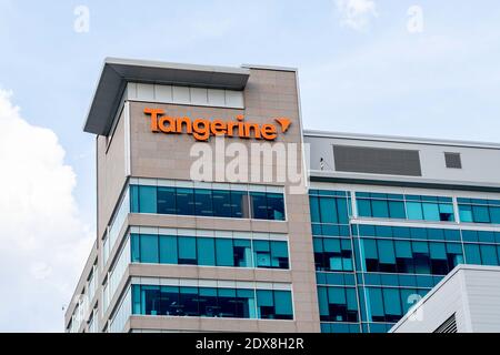 Toronto, Kanada - 7. August 2019: Tangerine North York Bürogebäude in Toronto, Kanada. Stockfoto