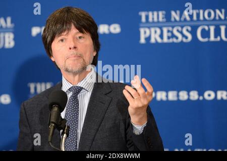 Der Dokumentarfilmer Ken Burns spricht im National Press Club in Washington, DC, USA, Montag, 15. September 2014. Foto von Chuck Myers/ABACAPRESS.COM Stockfoto