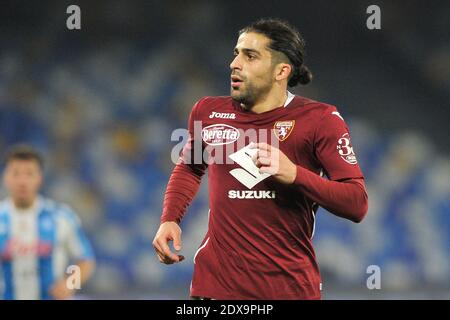 Neapel, Italien. Dezember 2020. Ricardo rodriguez Spieler von Turin, während des Spiels der italienischen Serie A Fußball-Meisterschaft zwischen Napoli gegen Turin 1:1, Spiel im Diego Armando Maradona Stadion in Neapel gespielt. Italien, 23. Dezember 2020. (Foto von Vincenzo Izzo/Sipa USA) Quelle: SIPA USA/Alamy Live News Stockfoto