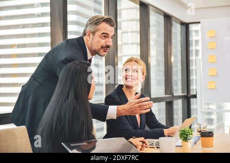 Manager Leadership Training Business Operator Team Meeting Market Planing Stockfoto
