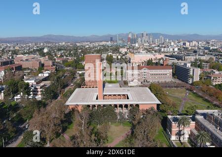 Ein Überblick über das von KleinSmid Center for International and Public Affairs auf dem Campus der University of Southern California, Montag, 2. Dezember Stockfoto