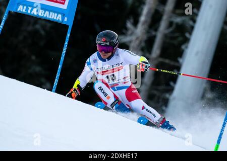 Alta Badia, Italien. Dezember 2020. CAVIEZEL Gino aus der schweiz tritt im Audi FIS Alpine Ski World Cup Herren Riesenslalom auf der Gran Risa an Stockfoto