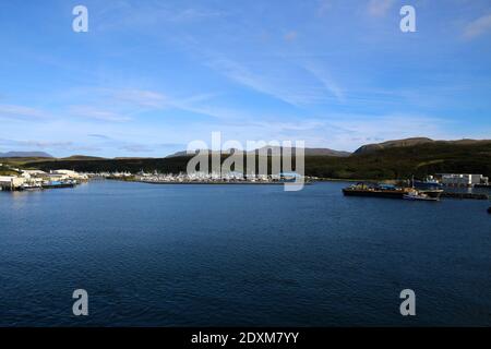 Hafen von Sand Point, Aleuten-Inseln, Alaska, USA Stockfoto