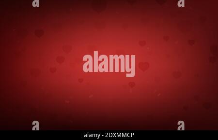 Abstrakt roten Hintergrund, Valentinstag Grußkarte Vorlage. Geeignet für Poster, Banner, Broschüre oder Flyer. Stock Vektor