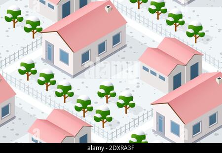 Winter Weihnachtsbaum nahtlose Hintergrund Stock Vektor