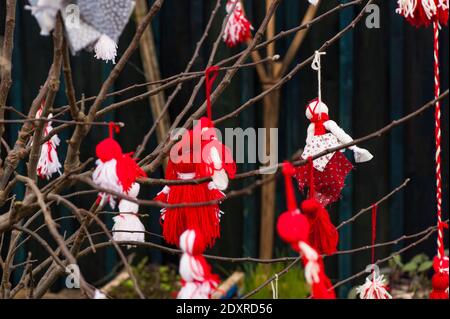 Ein Vorgeschmack auf die Dinge zu kommen, Ukraine Zuteilung Themenschau Garten im RHS Cardiff in 2014 Stockfoto