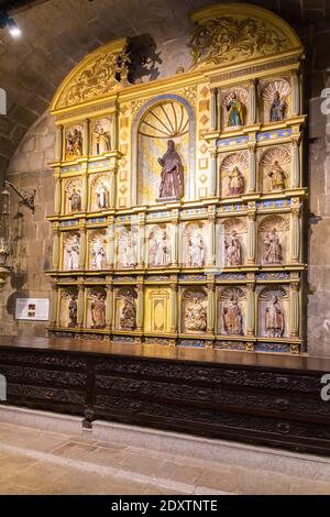 Im Inneren der San Agustin Kirche in Intramuros, Manila, Philippinen Stockfoto