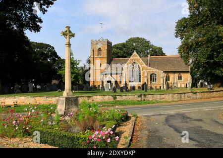 St Giles Church, Medbourne Village, Leicestershire County, England, Großbritannien Stockfoto