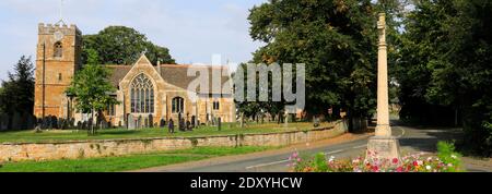 St Giles Church, Medbourne Village, Leicestershire County, England, Großbritannien Stockfoto