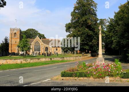 St Giles Church, Medbourne Village, Leicestershire County, England, Großbritannien Stockfoto