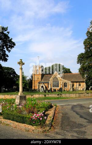 St Giles Church, Medbourne Village, Leicestershire County, England, Großbritannien Stockfoto