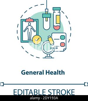 Symbol für das allgemeine Gesundheitskonzept Stock Vektor