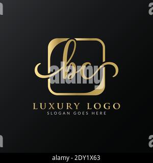 Ursprüngliche BC Buchstabe Logo Kreative moderne Typografie Vektor-Vorlage. Kreativer Luxus Buchstabe BC Logo Vektor. Stock Vektor