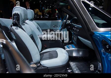 Der neue Rolls Royce Phantom beim Pressetag des Pariser Automobilsalon, bekannt als Mondial de l'Automobile in Paris, Frankreich, am 2. Oktober 2014. Foto von Nicolas Genin/ABACAPRESS.COM Stockfoto