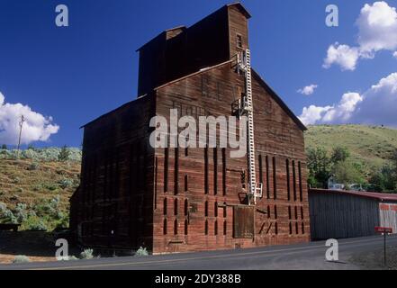 Hunts Ferry Warehouse, Deschutes Wild & Scenic River, Maupin, Oregon Stockfoto