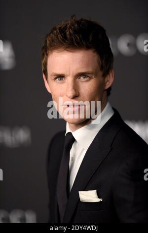 Eddie Redmayne nimmt an der LACMA Art + Film Gala 2014 zu Ehren von Barbara Kruger und Quentin Tarantino Teil, die Gucci am 1. November 2014 auf der LACMA in Los Angeles, CA, USA, präsentierte. Foto von Lionel Hahn/ABACAPRESS.COM Stockfoto