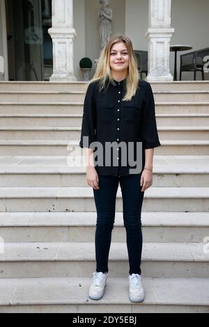 Louane Emera posiert während der La Famille Belier Photocall im Rahmen des 23. Sarlat Film Festival 2014 in Sarlat, Südwestfrankreich, am 11. November 2013. Foto von Patrick Bernard/ABACAPRESS.COM Stockfoto
