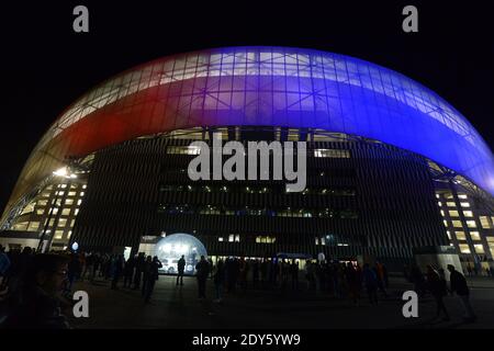 Das neue Stade-Velodrome während des freundlichen internationalen Fußballspieles, Frankreich gegen Schweden im Stade-Velodrome in Marseille, Frankreich am 18. November 2014. Frankreich gewann 1:0. Foto von Henri Szwarc/ABACAPRESS.COM Stockfoto