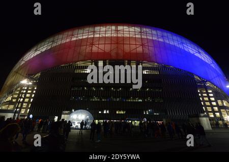 Das neue Stade-Velodrome während des freundlichen internationalen Fußballspieles, Frankreich gegen Schweden im Stade-Velodrome in Marseille, Frankreich am 18. November 2014. Frankreich gewann 1:0. Foto von Henri Szwarc/ABACAPRESS.COM Stockfoto