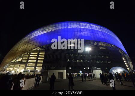 Das neue Stade-Velodrome während des freundlichen internationalen Fußballspieles, Frankreich gegen Schweden im Stade-Velodrome in Marseille, Frankreich am 18. November 2014. Frankreich gewann 1:0. Foto von Henri Szwarc/ABACAPRESS.COM Stockfoto