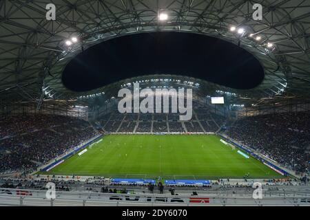 Das neue Stade-Velodrome während des freundlichen internationalen Fußballspieles, Frankreich gegen Schweden im Stade-Velodrome in Marseille, Frankreich am 18. November 2014. Frankreich gewann 1:0. Foto von Henri Szwarc/ABACAPRESS.COM Stockfoto