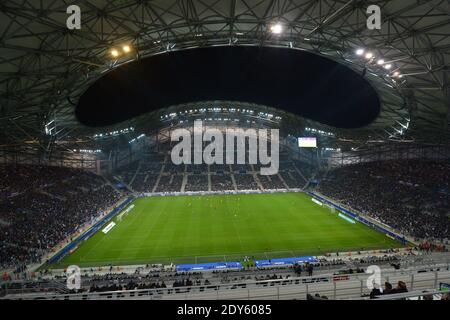 Das neue Stade-Velodrome während des freundlichen internationalen Fußballspieles, Frankreich gegen Schweden im Stade-Velodrome in Marseille, Frankreich am 18. November 2014. Frankreich gewann 1:0. Foto von Henri Szwarc/ABACAPRESS.COM Stockfoto