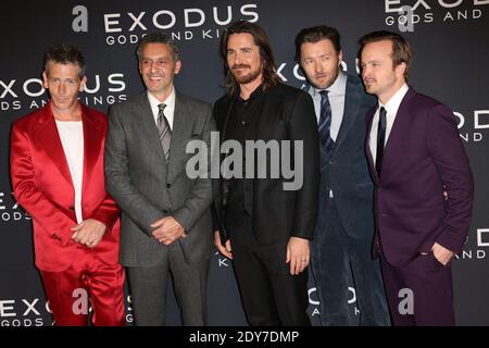 Ben Mendelsohn, John Turturro, Christian Bale, Joel Edgerton und Aaron Paul kommen zur Premiere von Exodus: Gods and Kings am 7. Dezember 2014 im Brooklyn Museum in Brooklyn, New York City, NY, USA. Foto von Krista Kennel/ABACAPRESS.COM Stockfoto