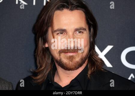 Christian Bale kommt zur Premiere von Exodus: Gods and Kings am 7. Dezember 2014 im Brooklyn Museum in Brooklyn, New York City, NY, USA. Foto von Krista Kennel/ABACAPRESS.COM Stockfoto