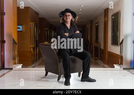 Der französische Küchenchef Marc Veyrat posiert am 31. Oktober 2014 im Mandarin Hotel in Genf, Schweiz. Foto von Loona/ABACAPRESS.COM Stockfoto