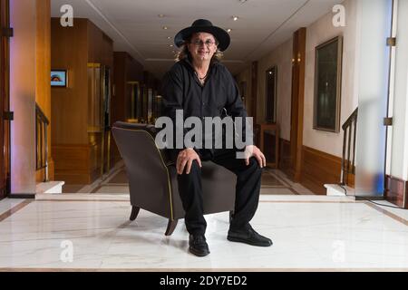 Der französische Küchenchef Marc Veyrat posiert am 31. Oktober 2014 im Mandarin Hotel in Genf, Schweiz. Foto von Loona/ABACAPRESS.COM Stockfoto