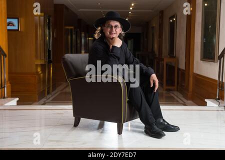 Der französische Küchenchef Marc Veyrat posiert am 31. Oktober 2014 im Mandarin Hotel in Genf, Schweiz. Foto von Loona/ABACAPRESS.COM Stockfoto