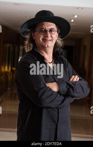 Der französische Küchenchef Marc Veyrat posiert am 31. Oktober 2014 im Mandarin Hotel in Genf, Schweiz. Foto von Loona/ABACAPRESS.COM Stockfoto