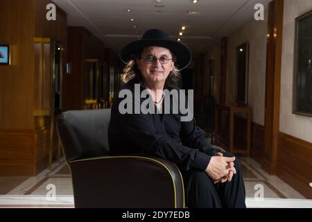 Der französische Küchenchef Marc Veyrat posiert am 31. Oktober 2014 im Mandarin Hotel in Genf, Schweiz. Foto von Loona/ABACAPRESS.COM Stockfoto