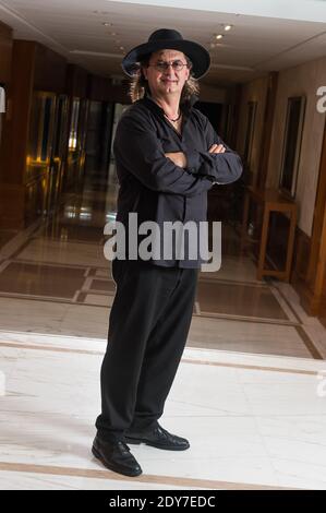 Der französische Küchenchef Marc Veyrat posiert am 31. Oktober 2014 im Mandarin Hotel in Genf, Schweiz. Foto von Loona/ABACAPRESS.COM Stockfoto