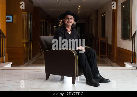 Der französische Küchenchef Marc Veyrat posiert am 31. Oktober 2014 im Mandarin Hotel in Genf, Schweiz. Foto von Loona/ABACAPRESS.COM Stockfoto