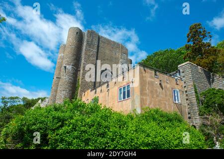 Hammond Castle im Dorf Magnolia in Gloucester, Massachusetts, USA. Stockfoto