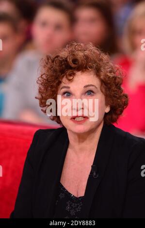 Marlene Jobert bei der Aufnahme von Vivement Dimanche in Paris, Frankreich, 2. Dezember 2014. Foto von Max Colin/ABACAPRESS.COM Stockfoto