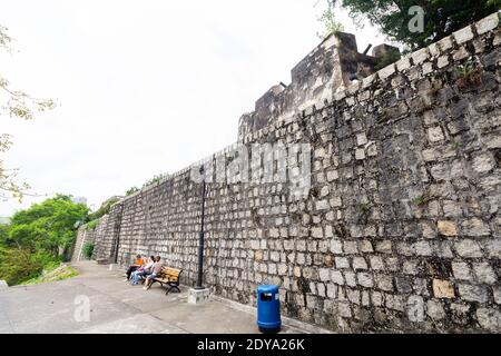 Das historische Monte Fort in Macau, China Stockfoto