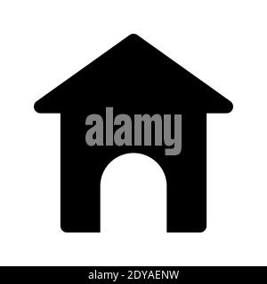 Startseite Symbol Vektor, Armaturenbrett Symbol Illustration, perfekt für jeden Zweck. Isoliert auf weißem Hintergrund. Stock Vektor