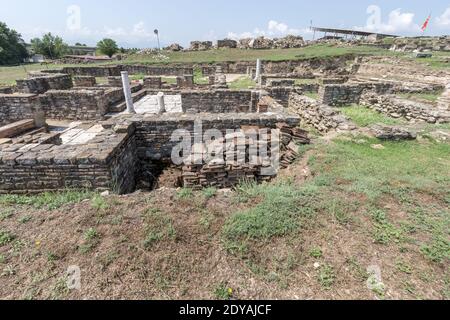 Stobi, archäologische Ruinen der römischen Stadt, Mazedonien, (FYROM), Republik Nordmakedonien Stockfoto