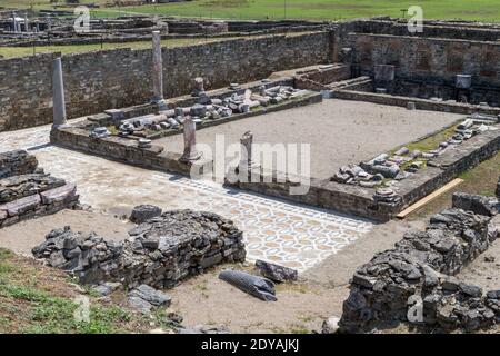 Stobi, archäologische Ruinen der römischen Stadt, Mazedonien, (FYROM), Republik Nordmakedonien Stockfoto