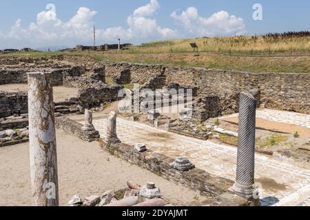 Stobi, archäologische Ruinen der römischen Stadt, Mazedonien, (FYROM), Republik Nordmakedonien Stockfoto