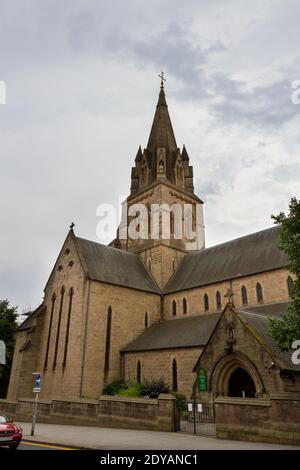 Die Cathedral Church of St. Barnabas im Stadtzentrum von Nottingham, Notts., Großbritannien. Stockfoto