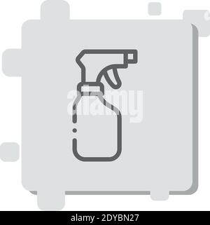 Spritze Vektor-Symbol Moderne einfache Vektor-Illustration Stock Vektor