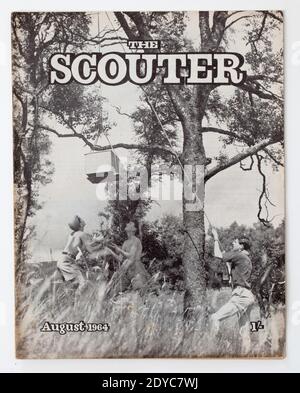 THE SCOUTER a1960s Boy Scouts Magazine Stockfoto