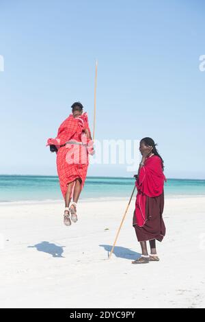 Maasai Stockfoto