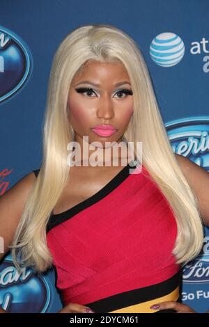 Nicki Minaj kommt zur Premiere der 'American Idol' Saison 12 in Los Angeles, CA, USA am 09. Januar 2013. Foto von Krista Kennel/ABACAPRESS.COM Stockfoto