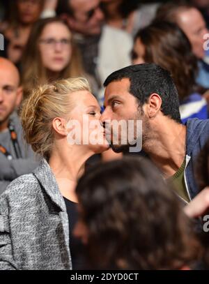 Virginie Efira und ihr Freund Mabrouk el Mechri während der 16. Abschlussfeier des Comedy Film Festivals Alpe d'Huez am 19. Januar 2013 in l'Alpe d'Huez, Frankreich. Foto von Jeremy Charriau/ABACAPRESS.COM Stockfoto