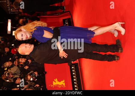 Christian Berkel und Andrea Sawatzki bei der Eröffnungsfeier der 63. Berlinale, Internationale Filmfestspiele Berlin, am 7. Februar 2013. Foto von Olivier Vigerie/ABACAPRESS.COM Stockfoto